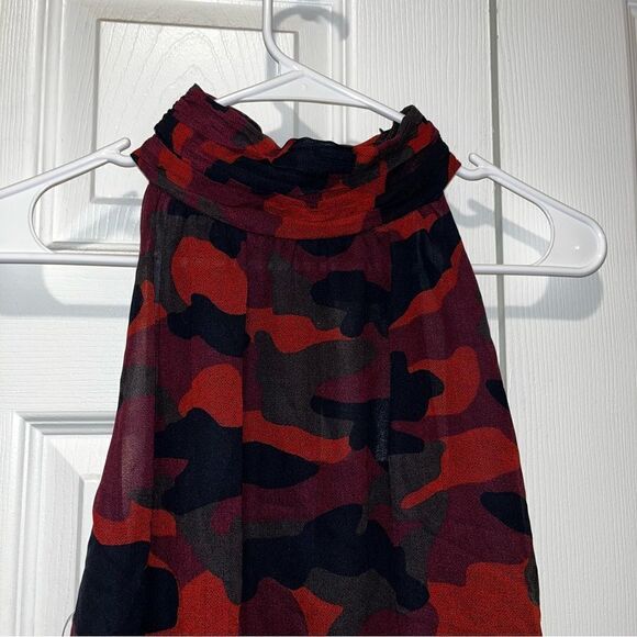 NWT Joie Erola B Sleeveless Camo-Print Silk Top Women Size xL - Picture 5 of 9